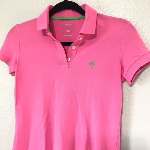 Lilly Pulitzer Island Polo Short Sleeve S T52 - Picture 4 of 6